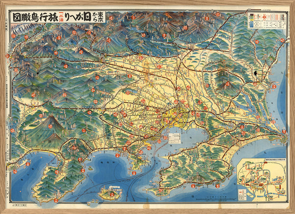 Vintage Tourist Map of Tokyo