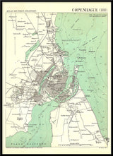 Map of Copenhagen, 1888