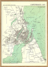 Map of Copenhagen, 1888