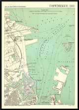 Map of Copenhagen #2 1888