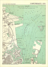 Map of Copenhagen #2 1888