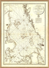 Carte Reduite Du Cattegat – Vintage Nautical Chart of Kattegat