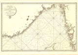 Carte Reduite Du Skagerak – Vintage Nautical Chart of Skagerak