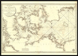Carte Reduite De La Mer Baltique – Vintage Nautical Chart of Denmark and the Baltic Sea