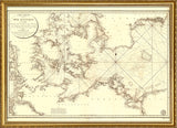 Carte Reduite De La Mer Baltique – Vintage Nautical Chart of Denmark and the Baltic Sea