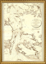 Carte Reduite Du Grand Belt – Vintage Nautical Chart of Storebælt