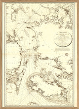 Carte Reduite Du Grand Belt – Vintage Nautical Chart of Storebælt