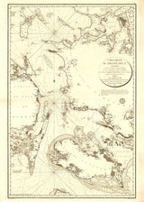 Carte Reduite Du Grand Belt – Vintage Nautical Chart of Storebælt