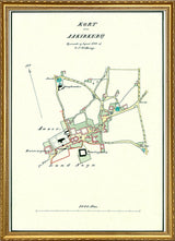 Vintage City Map of Aakirkeby, Bornholm