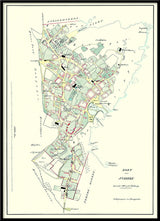 Vintage City Map of Svaneke, Bornholm