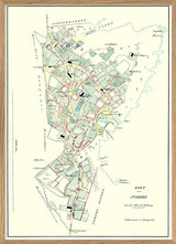 Vintage City Map of Svaneke, Bornholm