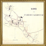 Vintage City Map of Faaborg