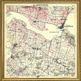 Vintage City Map of Kerteminde, Denmark
