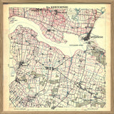 Vintage City Map of Kerteminde, Denmark