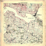 Vintage City Map of Kerteminde, Denmark