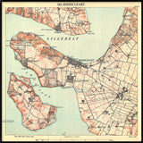 Vintage City Map of Middelfart, Denmark