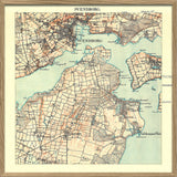 Vintage City Map of Svendborg, Denmark