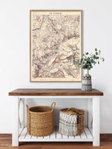 Vintage City Map of Silkeborg, Denmark