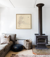 Vintage City Map of Vejle, Denmark