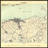 Vintage City Map of Holbæk, Denmark