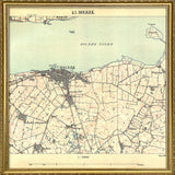 Vintage City Map of Holbæk, Denmark