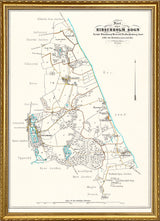 Vintage parish map of Hørsholm