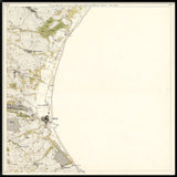 Vintage Map of Køge & Køge Bay