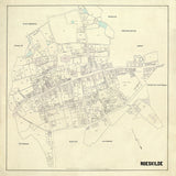 Vintage City Map of Roskilde, Denmark