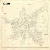 Vintage city map of Slagelse, Denmark