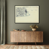 Vintage City Map of Marstal, Denmark