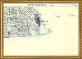 Vintage City Map of Marstal, Denmark