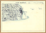 Vintage City Map of Marstal, Denmark