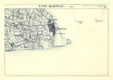 Vintage City Map of Marstal, Denmark