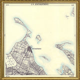 Vintage City Map of Ærøskøbing, Denmark