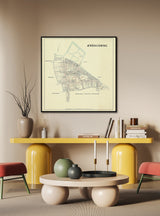 Vintage City Map of Ærøskøbing, Denmark