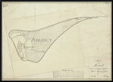 Vintage Map of Anholt, Denmark