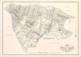 Vintage Map of Fur, Denmark