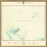 Vintage Map of Vejrø, Denmark