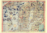 Vintage Nautical Map of Scandinavia