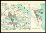 Vintage map of Stockholm