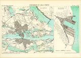 Vintage map of Stockholm