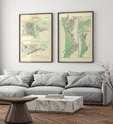 Vintage City map of Gothenburg