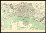Vintage City Map of Antwerpen