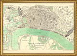 Vintage City Map of Antwerpen