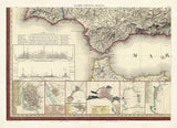Algarve, Andalusia, Granada - Map