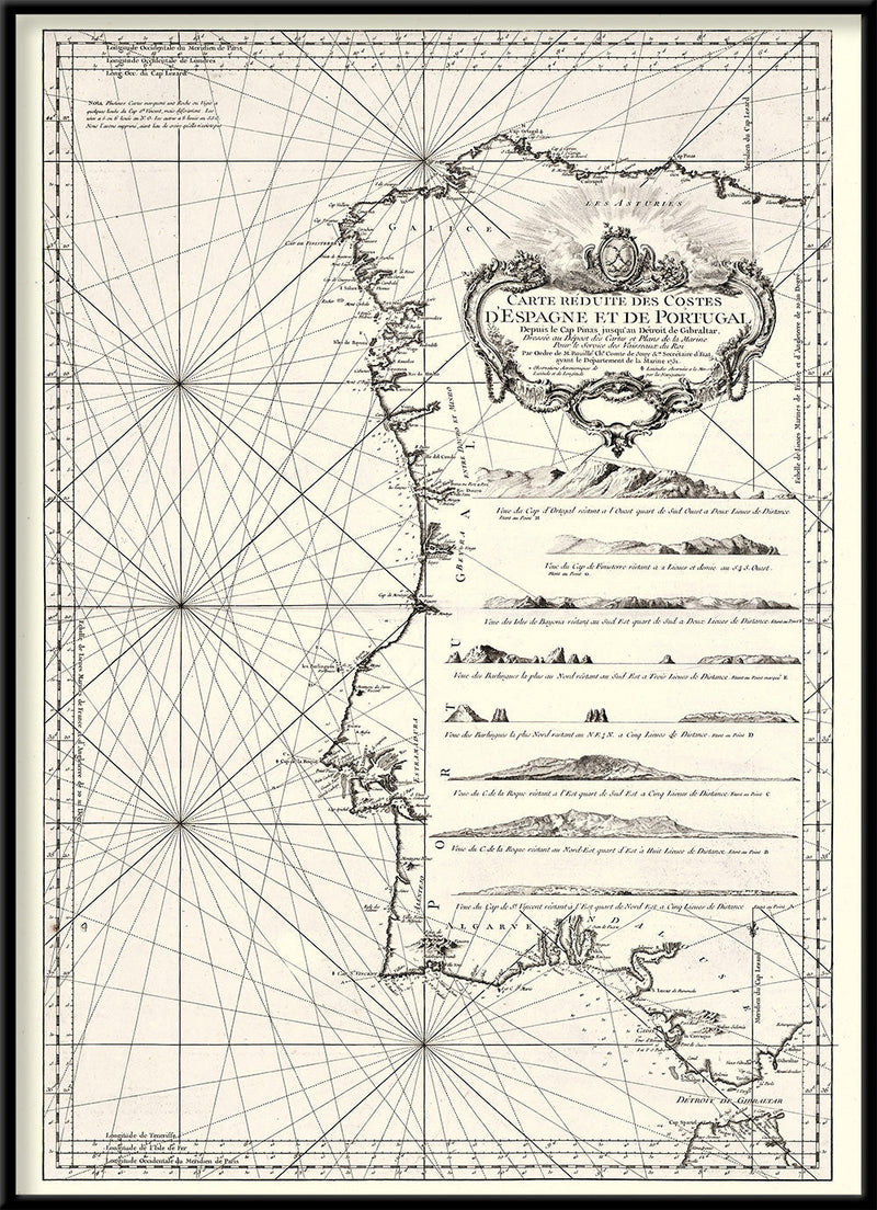 Spain and Portugal Coast - Map