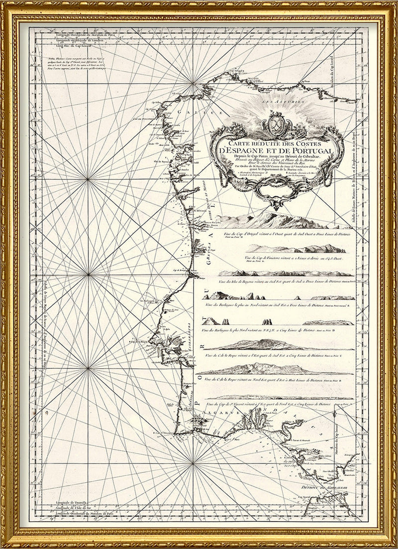 Spain and Portugal Coast - Map