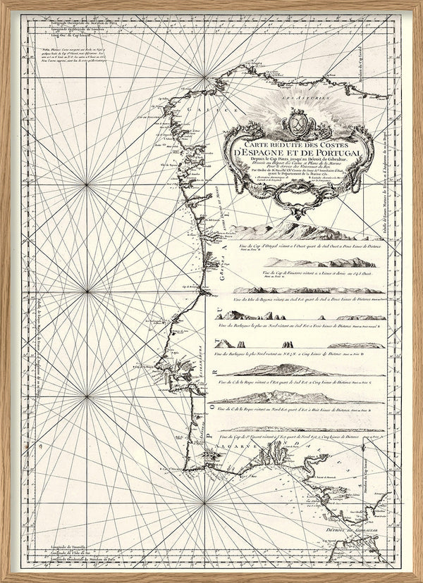 Spain and Portugal Coast - Map