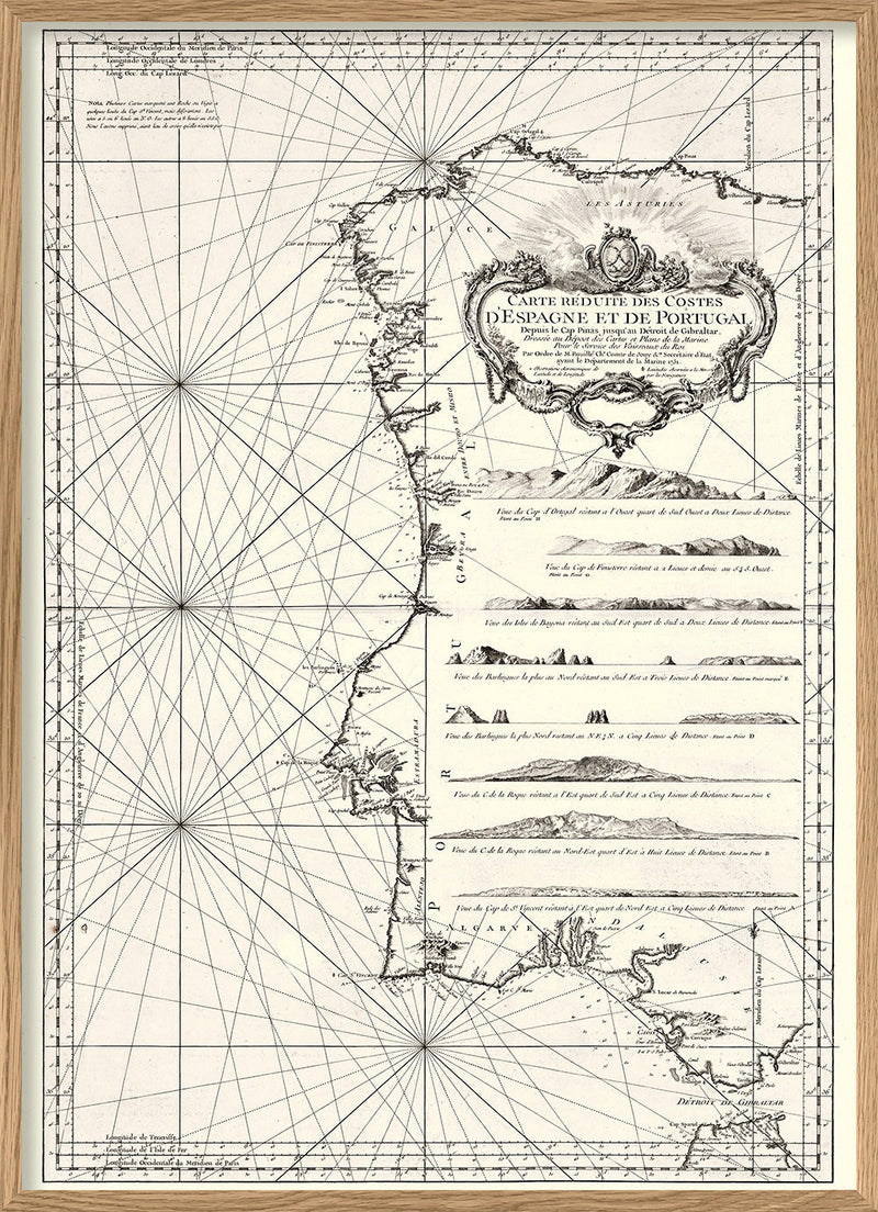 Spain and Portugal Coast - Map