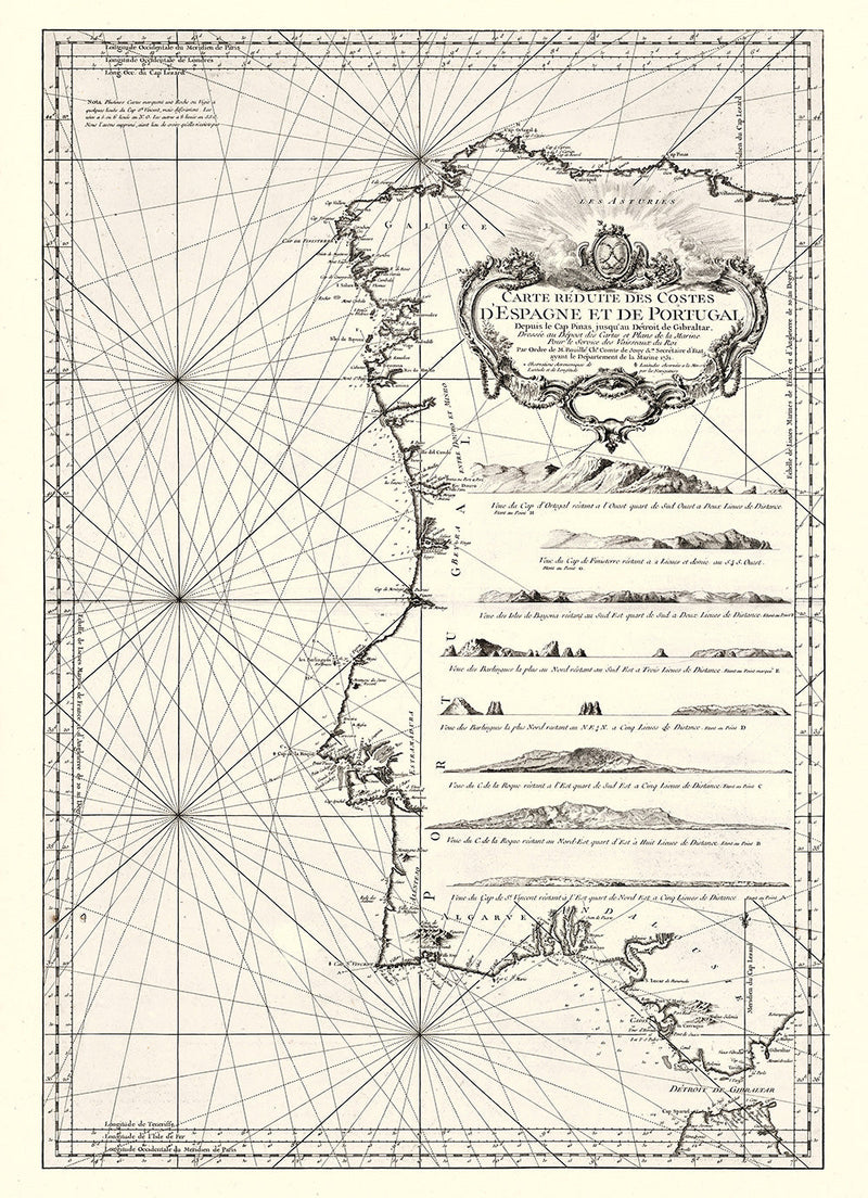 Spain and Portugal Coast - Map